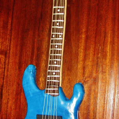 Bass Guitar Cake
