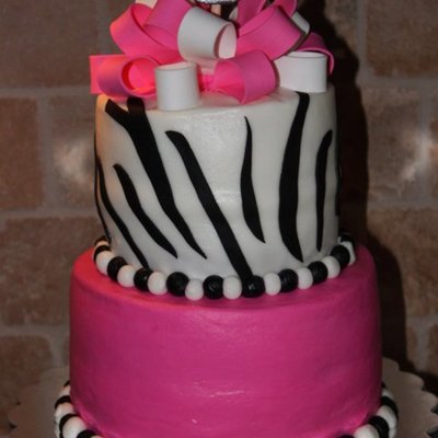 Zebra Pink 21 Birthday