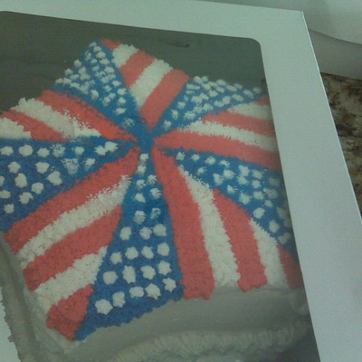 Independence Day Star Cake