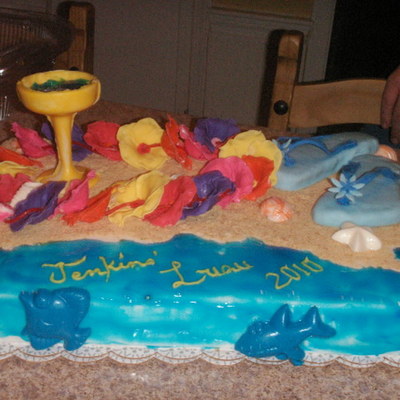 Luau Cake