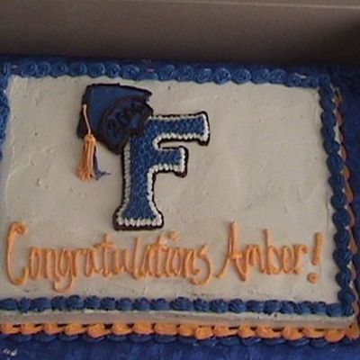Letter Grad Cake