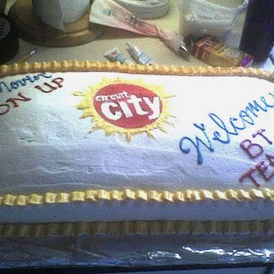 Company Logo Cake