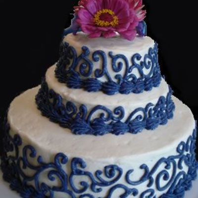 Periwinkle Swirl Cake