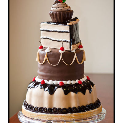 Stacked Chocolate Desserts