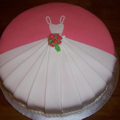 Wedding Dress Cake