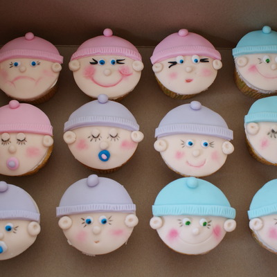 Baby Face Cupcakes