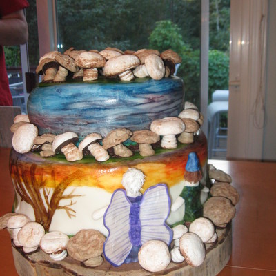 Woodland Themed Cake