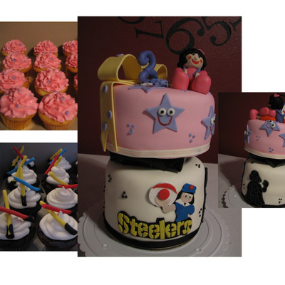 Sister And Brother Birthday Cake