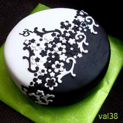 White-Brown Cake