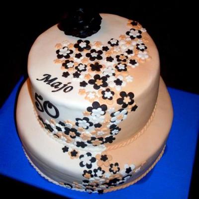 White-Brown Cake