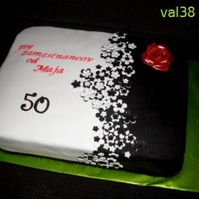 White - Brown Cake