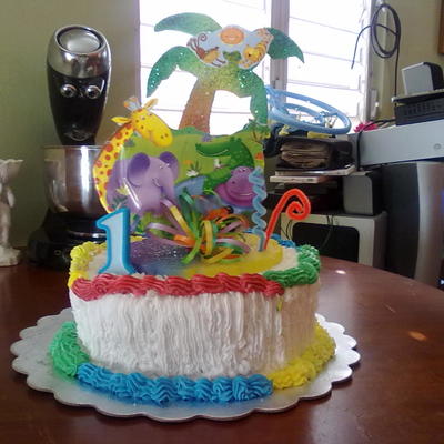 Animal Birthay Cake
