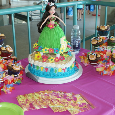 Hula Doll Cake