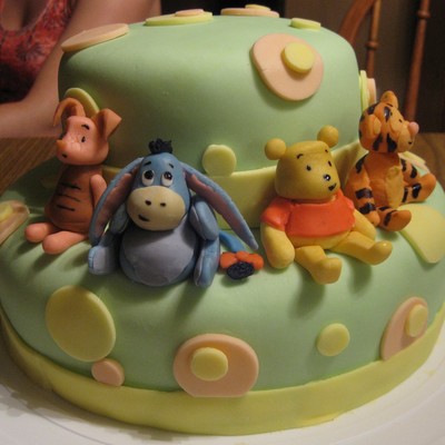 Winnie The Pooh Baby Shower Cake