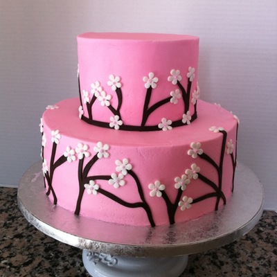 Easter Cherry Blossom Cake