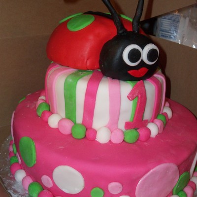Ladybug Cake