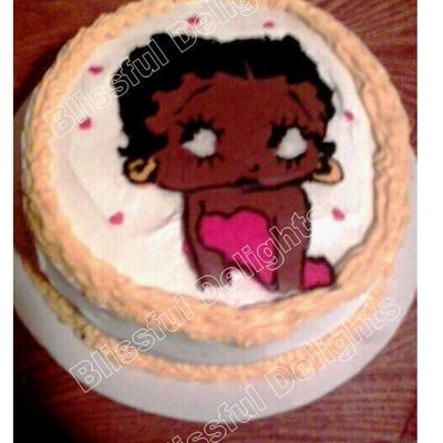 African American Betty Boop Cake