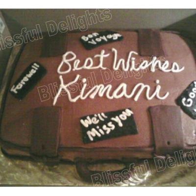 Suitcase Cake