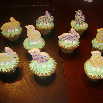 Carrot Easter Cupcakes