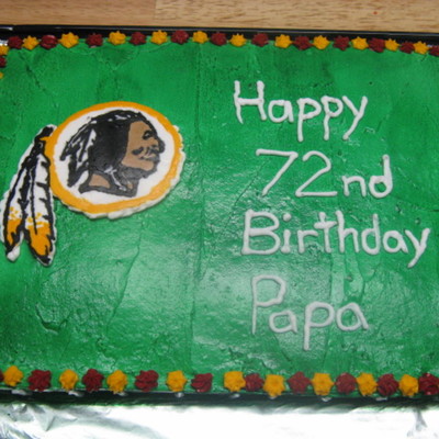 Redskins Cake