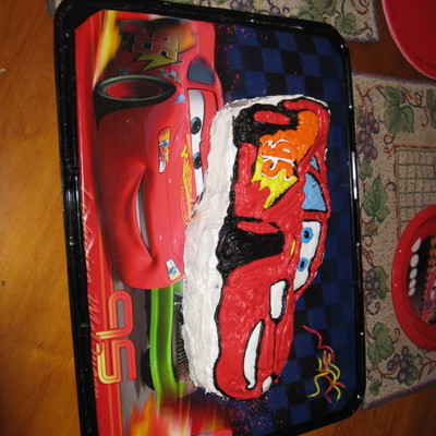 Lightning Mcqueen Cars Cake