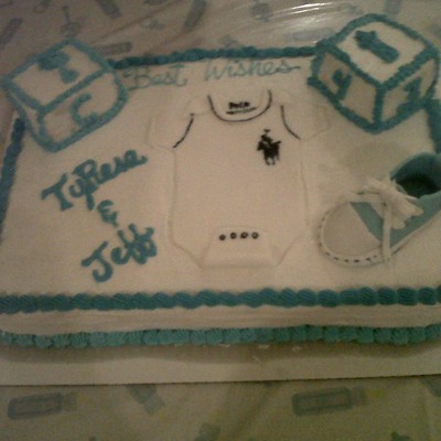 Polo Themed Baby Shower Cake