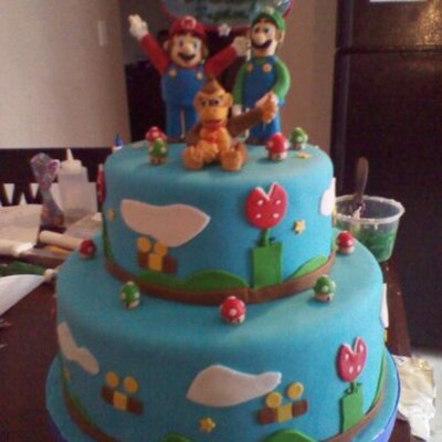 Mario Bros Cake
