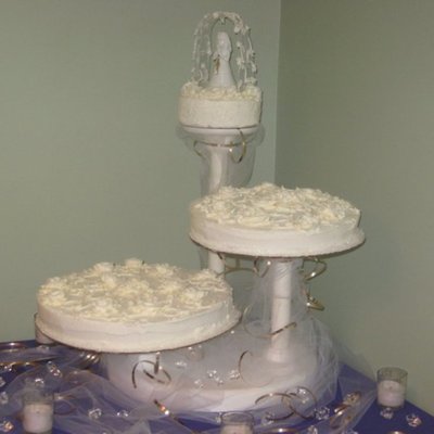 White First Communion Cake