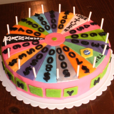 Wheel Of Fortune Cake