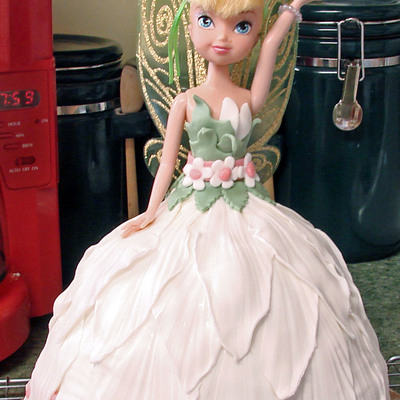Tinkerbell Doll Cake