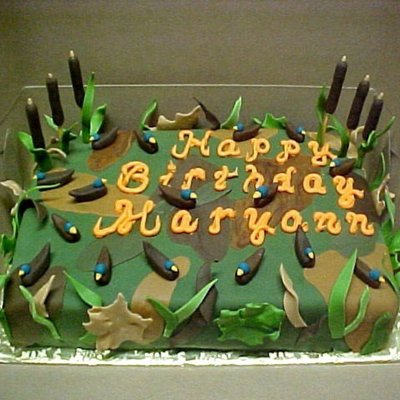 Cake Made For 16 Year Old Girl Who Is A Duck Hunter