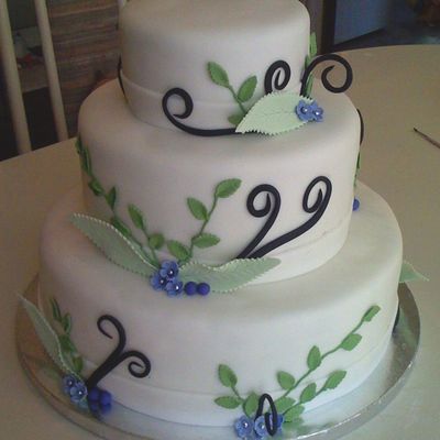 "together Forever" Wedding Cake