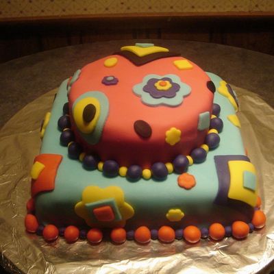 2Nd Fondant Cake I Made For My Girls Night