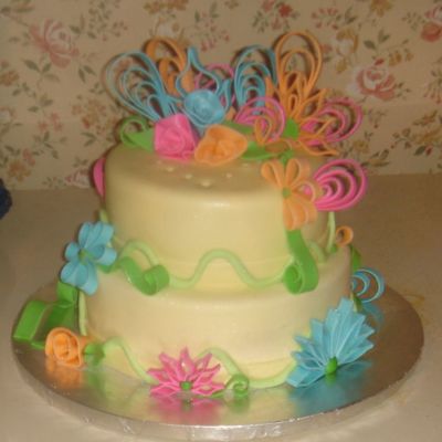 Colette's "spring Fling" Inspired Cake