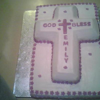 White And Lavender 1St Communion