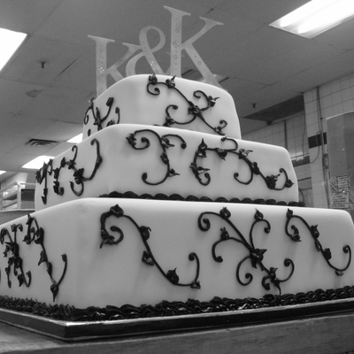 Black And White Cake