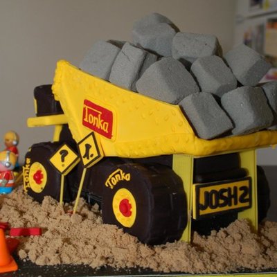 3D Tonka Truck Construction Site