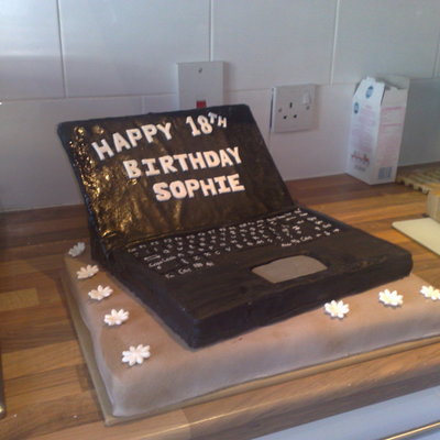 Laptop Cake