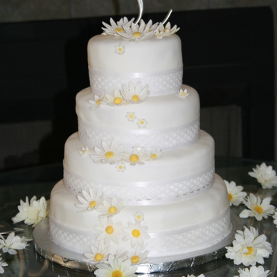 Daisy Cake (1St Wedding Cake Ever)
