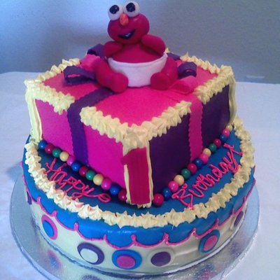 Elmo 1St Birthday Cake