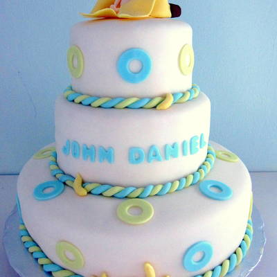 Monkey Baby Shower Cake