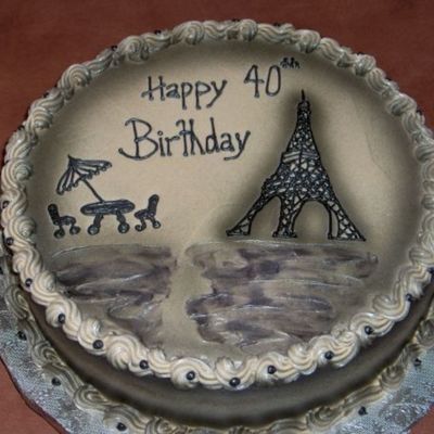 Eiffel Tower Cake