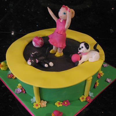 Trampoline Cake