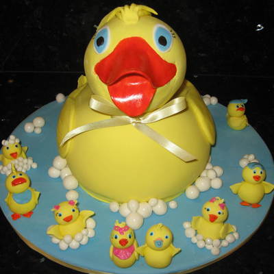 Baby Shower Duck Cake