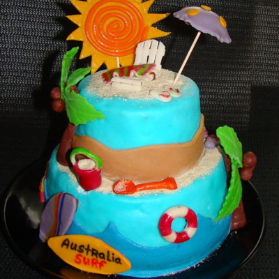 Australian Beach Cake
