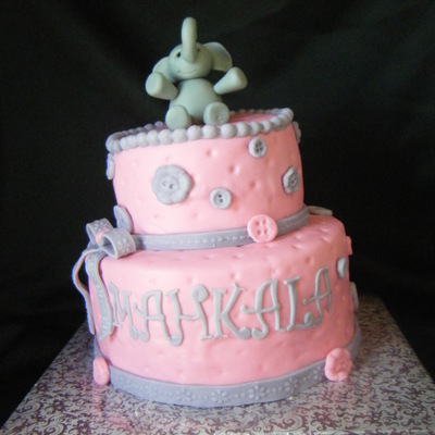 Elephant Birthday Cake