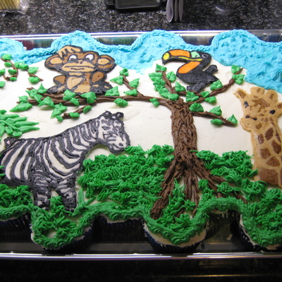 Safari Pull Apart Cake