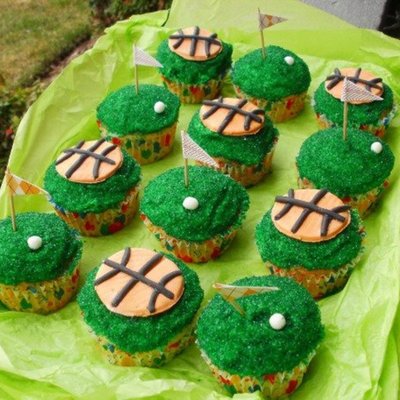 Sports Cupcakes