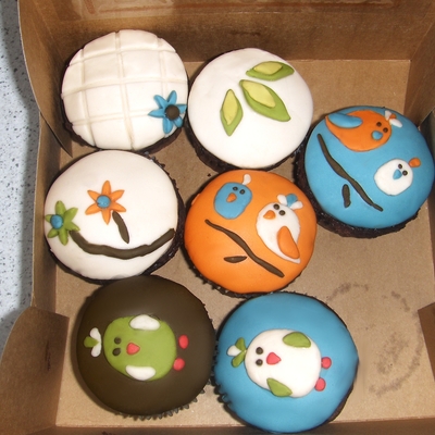 Bird Cupcakes
