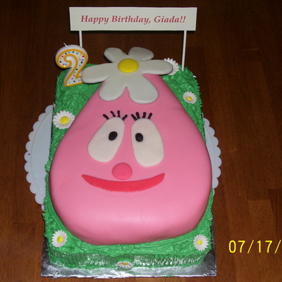 Yo Gabba Gabba- Foofa Cake
